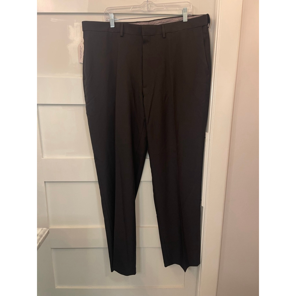 Haggar H26 Premium Stretch Dress Pants Black 40W x 32L NWT